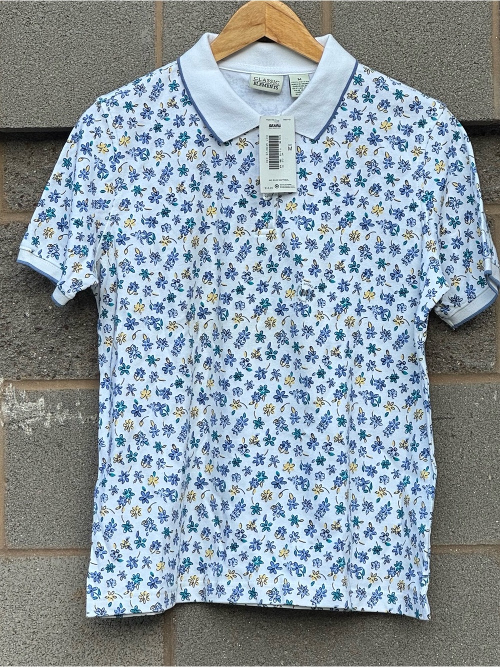 Deadstock Women’s Vintage Y2K 2001 Classic Elements Sears Floral Shirt Medium
